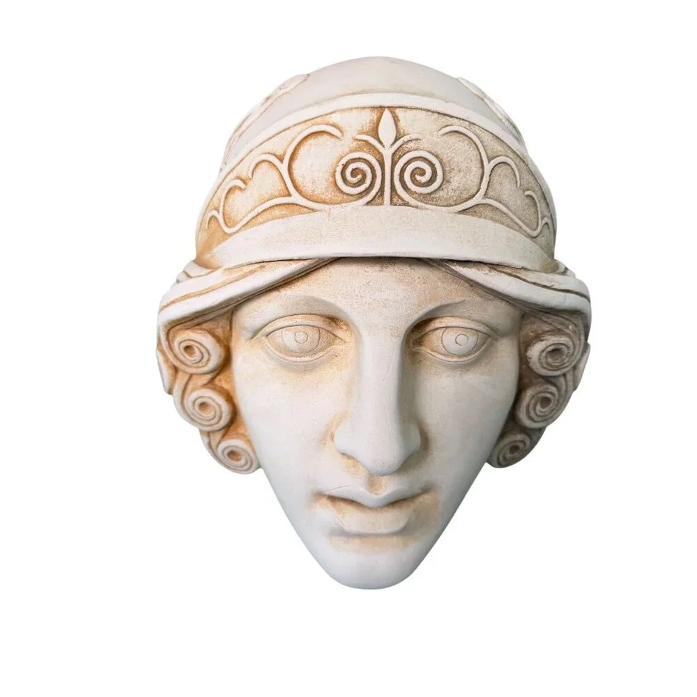Goddess Athena Mask - Ancient Greek Theatre Casting Stone Material Large